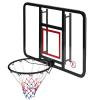 Mini Basketball Hoop, PC Transparent Backboard, Indoor Outdoor Portable Basketball Training Stand, 110x75cm view 1