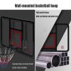 Mini Basketball Hoop, PC Transparent Backboard, Indoor Outdoor Portable Basketball Training Stand, 110x75cm view 4