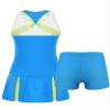 Hansber Kids Girls Sleeveless Tennis Golf Dress Outfits Athletic Tank Top and Skirt with Built in Shorts Tracksuit Sets Open_Back_a 8 Years view 2