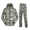 Lilychan Mens Military Soft Shell Tactical Jacket and Pants Set Waterproof Mountain Snow Snowboard Jacket Winter Outdoor Windproof Snowsuit (ACU, X-Large) view 1