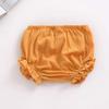 EISHOW Infant Baby Soft Ruffle Shorts Bloomers Toddler Boy Girl Solid Cotton Linen Blend Basic Bottom Cute Loose Harem Shorts (2-3 Years,B-Yellow) view 2