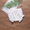 EISHOW Infant Baby Soft Ruffle Shorts Bloomers Toddler Boy Girl Solid Cotton Linen Blend Basic Bottom Cute Loose Harem Shorts (6-12 Months,C-White) view 3