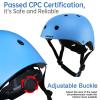BURSUN Kids Bike Helmet Set Toddler Helmet Kids Helmet Adjustable for Ages 2-3-5-8-14 with Knee Elbow Wrist Pads, Multi-Sport Protective Gear for Cycling Skateboard Scooter Skating Boys Girls view 4