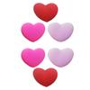 BESPORTBLE 6pcs Heart Shape Tennis Racket Dampener Silicone Tennis Dampeners String Absorber for Racquetball view 1