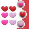 BESPORTBLE 6pcs Heart Shape Tennis Racket Dampener Silicone Tennis Dampeners String Absorber for Racquetball view 3
