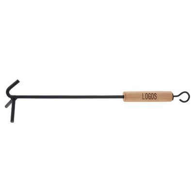 Logos 81062201 Longwood Grip Lifter, Black, Approx. Length 17.7 inches (45 cm)