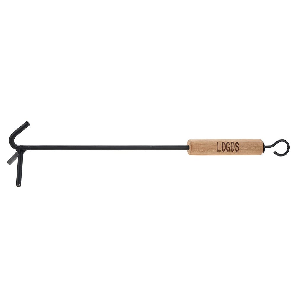Logos 81062201 Longwood Grip Lifter, Black, Approx. Length 17.7 inches (45 cm)