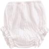 EISHOW Infant Baby Soft Ruffle Shorts Bloomers Toddler Boy Girl Solid Cotton Linen Blend Basic Bottom Cute Loose Harem Shorts (0-6 Months,B-White) view 1