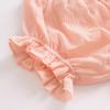 EISHOW Infant Baby Soft Ruffle Shorts Bloomers Toddler Boy Girl Solid Cotton Linen Blend Basic Bottom Cute Loose Harem Shorts (2-3 Years,B-Pink) view 3