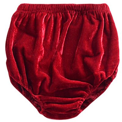 EISHOW Infant Baby Soft Ruffle Shorts Bloomers Toddler Boy Girl Solid Cotton Linen Blend Basic Bottom Cute Loose Harem Shorts (0-6 Months,A-Red)
