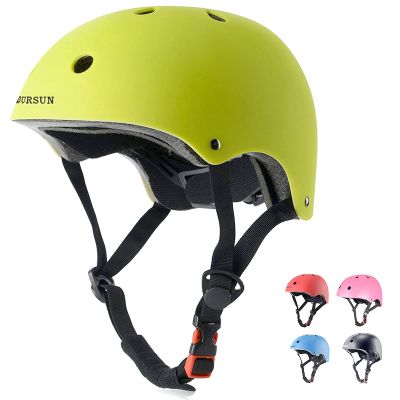 BURSUN Kids Bike Helmet Ventilation & Adjustable Toddler Helmet for Ages 8-14 Kids Boys Girls Multi-Sport Helmet for Bicycle Skate Scooter, 5 Colors
