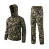 Lilychan Mens Military Soft Shell Tactical Jacket and Pants Set Waterproof Mountain Snow Snowboard Jacket Winter Outdoor Windproof Snowsuit (CP-Green, X-Large) view 1