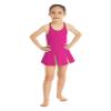 TiaoBug Youth Girls Golf Tennis Dress with Shorts Outfits Kids Tennis Tank Top Skirt Active Sports Dress Set Activewear Rose Red 14 Years view 1