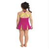 TiaoBug Youth Girls Golf Tennis Dress with Shorts Outfits Kids Tennis Tank Top Skirt Active Sports Dress Set Activewear Rose Red 14 Years view 2