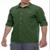 Little Donkey Andy Men's Stretch Quick Dry Water Resistant Outdoor Shirts UPF50+ for Hiking, Travel, Camping Army Green Size 3XL view 1