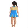 TiaoBug Youth Girls Golf Tennis Dress with Shorts Outfits Kids Tennis Tank Top Skirt Active Sports Dress Set Activewear Blue 6 Years view 2