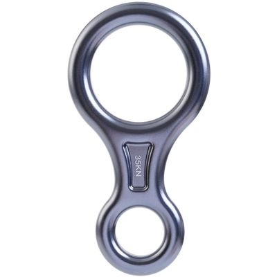 PROND Terminal 8 Descender, Climb Aluminum Figure 8 Descender Rigging Plate Heavy Duty, 35KN Aluminum Alloy Descender for Outdoor Climbing Rappel Gear Downhill Ring Equipment and Belay Device