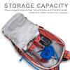 Unigear Ski Hydration Backpack, 30L Snowboard Travel Bag 900D Polyester Water-resistant Backpack for Skiing, Hiking, Camping (Red) view 2