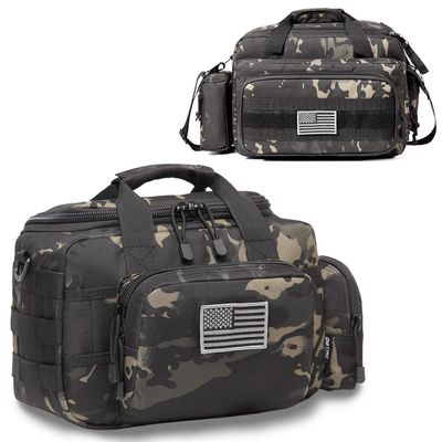 DBTAC Range Bag Small for 2X Pistol + Handgun Firearm Case Medium for 2~4 Pistol (Charcoal Camo)