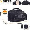 DBTAC Range Bag Small for 2X Pistol + Handgun Firearm Case Medium for 2~4 Pistol (Charcoal Camo) view 4