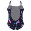 winying Kids Girls One Piece Swimsuit Hawaiian Beach Swimwear Ruffled Backless Rash Guard Beachwear Black Horse 2 6 Years view 2