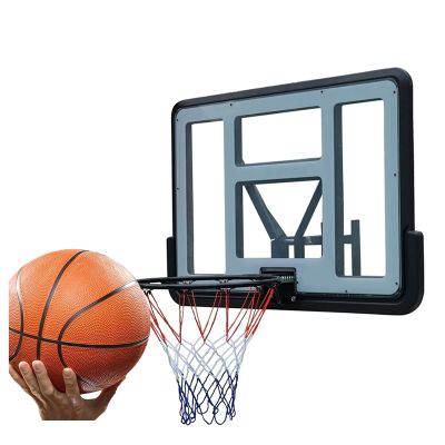 Wall Moundted Basketball Hoop, 43in PC Shatterproof Rebounds for Adults, Teenagers and Kids Basketball Training