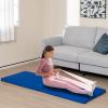 Giantex 6x2'X1.6'' Gymnastics Mat Thick Folding Panel for for Gym, Yoga, Exercise Mat with Hook & Loop Fasteners Blue view 2