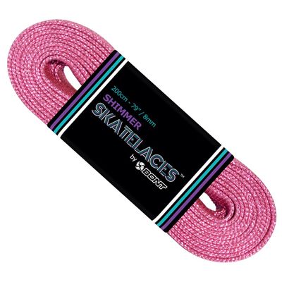Bont Skates 8mm Shimmer Laces - 79" 96" 108" - Jelly Bean Pink (96")