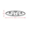 zoneshare Folding Boat Splint, 5-inch, 6-inch, 8-inch Marine Splint, Folding Splint (8 inch(205mm)) view 2
