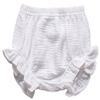 EISHOW Infant Baby Soft Ruffle Shorts Bloomers Toddler Boy Girl Solid Cotton Linen Blend Basic Bottom Cute Loose Harem Shorts (0-6 Months,C-White) view 1