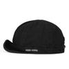 CLAPE Short Brim Baseball Cap, Cotton Breathable Unstructured Trucke Hat Trendy Ajustable Dad Hat for Women and Men (DY06-Black) view 1