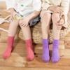 Auranso Girl Knee High Cotton Socks 9 Pairs Girls Long Crew Socks Color D 3-5T view 2