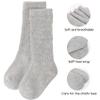 Auranso Girl Knee High Cotton Socks 9 Pairs Girls Long Crew Socks Color F 6-8 Years view 4