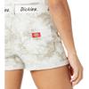 Dickies High-Rise Five-Pocket Roll Cuff & Logo Printed Web Belt Shorts Fit White/Khaki Tie-Dye 3 2.5 view 3