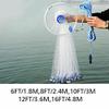 [WALLER PAA] 6FT-16FT Hand Cast Fishing Net Spin Network High Strength Easy Throw Nylon Mesh view 2