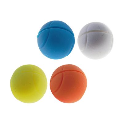 BESPORTBLE 4pcs Shock Absorbing Ball Tenis Tennis dampener Tennis Vibration dampener Door Damper Racket Vibration Racket Absorber shackets Lip Gloss