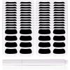 Sumind 144 Pairs Sports Eye Black Stickers Eye Strips Breathable Eyeblack with 1 White Pencil for Baseball Football Softball Fans on Game Day Sport Themed Party Birthday Supplies (Black) view 1