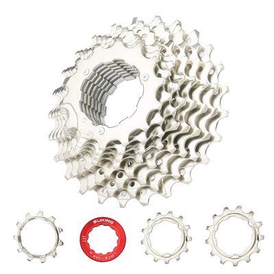 CYSKY 11 Speed Cassette 11-25T Road Bike Cassette Sprocket Compatible with Shimano/Sram/Sunrace HG System Fit for Mountain Bike, Road Bicycle, MTB