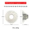 CYSKY 11 Speed Cassette 11-25T Road Bike Cassette Sprocket Compatible with Shimano/Sram/Sunrace HG System Fit for Mountain Bike, Road Bicycle, MTB view 2