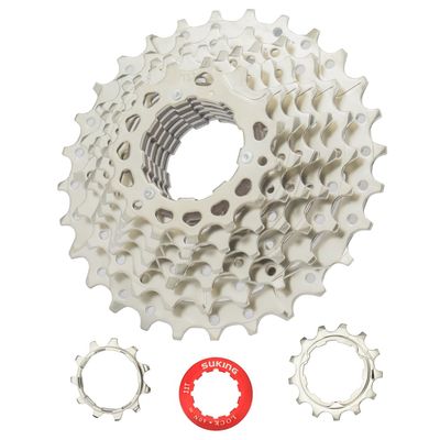 CYSKY 9 Speed Cassette 11-28T Cassette Fit for Mountain Bike, Road Bicycle, MTB, BMX, Sram Sunrace Shimano ultegra xt (Light Weight) (9S-11-28T)