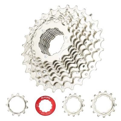 CYSKY 11 Speed Cassette 11-28T Road Bike Cassette Sprocket Compatible with Shimano/Sram/Sunrace HG System Fit for Mountain Bike, Road Bicycle, MTB
