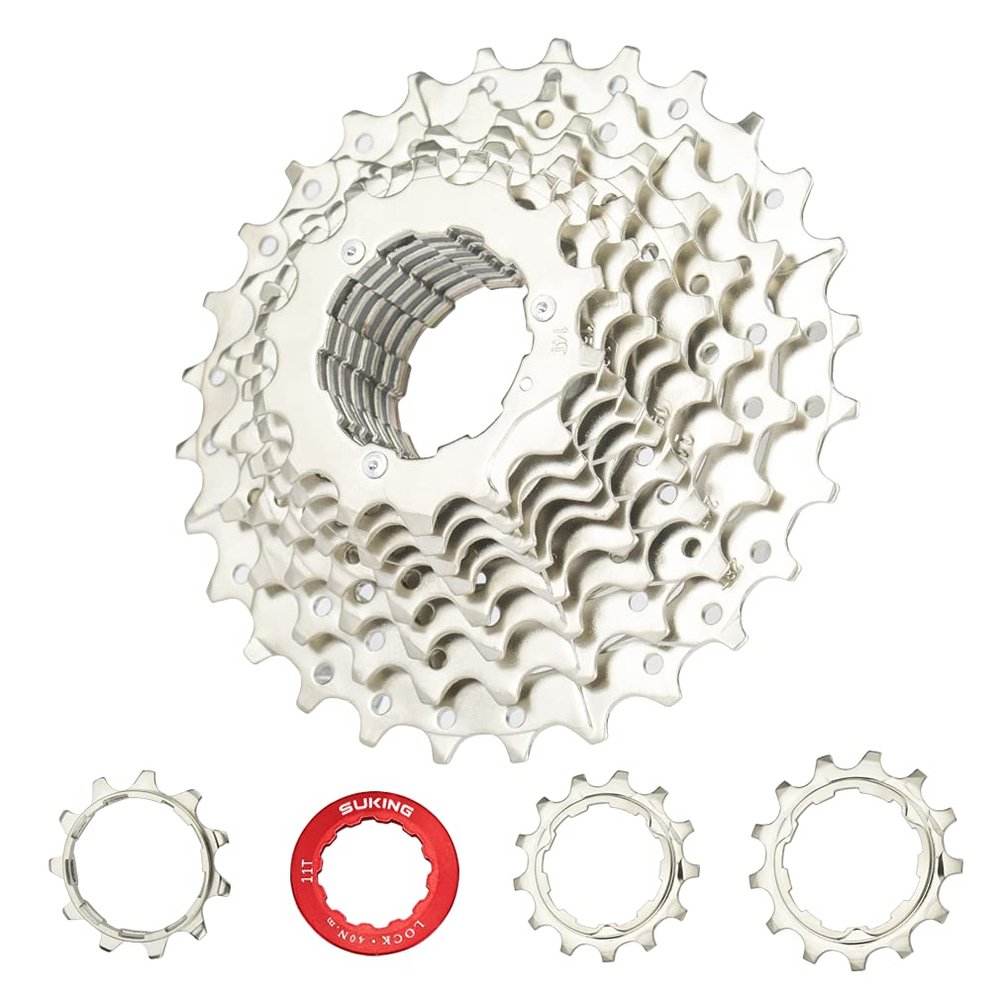 CYSKY 11 Speed Cassette 11-28T Road Bike Cassette Sprocket Compatible with Shimano/Sram/Sunrace HG System Fit for Mountain Bike, Road Bicycle, MTB