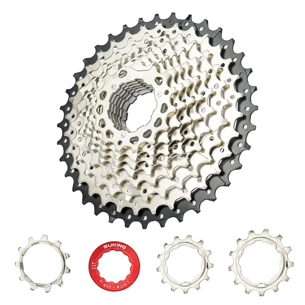 CYSKY 11 Speed Cassette 11-36T Bike Cassette Sprocket Compatible with Shimano/Sram/Sunrace HG System Fit for Mountain Bike, Road Bicycle, MTB
