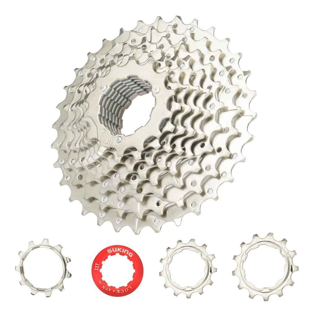 CYSKY 11 Speed Cassette 11-32T Bike Cassette Sprocket Compatible with Shimano/Sram/Sunrace HG System Fit for Mountain Bike, Road Bicycle, MTB