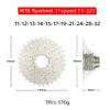 CYSKY 11 Speed Cassette 11-32T Bike Cassette Sprocket Compatible with Shimano/Sram/Sunrace HG System Fit for Mountain Bike, Road Bicycle, MTB view 2