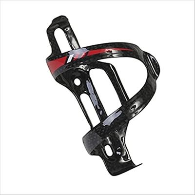 TNI Right Hug Carbon Bottle Cage Black (Red Sticker)