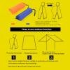 phsmoo Raincoat Single Poncho Backpack Cover Outdoor Sunshade Rain Cover Waterproof Tent Canopy Camping Mini Tarp Awning Tide Proof Picnic Blanket view 3