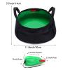 phsmoo Multifunctional Foldable Portable Travel Outdoor Washbasin Folding Bucket Water Storage Bag Camping Hiking Fishing Washing Vegetable Pot view 2