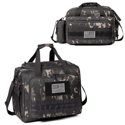DBTAC Range Bag Large for 4+ Pistol + Range Bag Medium for 2~4 Pistol (Charcoal Camo)