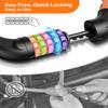 Sportneer Bike Lock: 5 Digit Combination High Security Anti Theft Bike Chain Lock - 3.2/3.6/4ft Heavy Duty Resettable Keyless Bicycle Lock for Bike, Motorcycle, Scooter, Door & Gate - 6mm Thick view 2